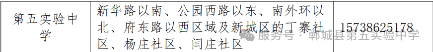 郸城县第五实验中学2026年秋季七年级招生公告